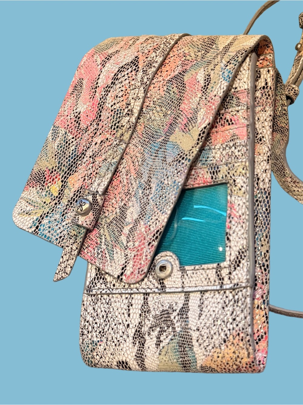 Hobo Slim Token Mini Crossbody Leather Phone Bag